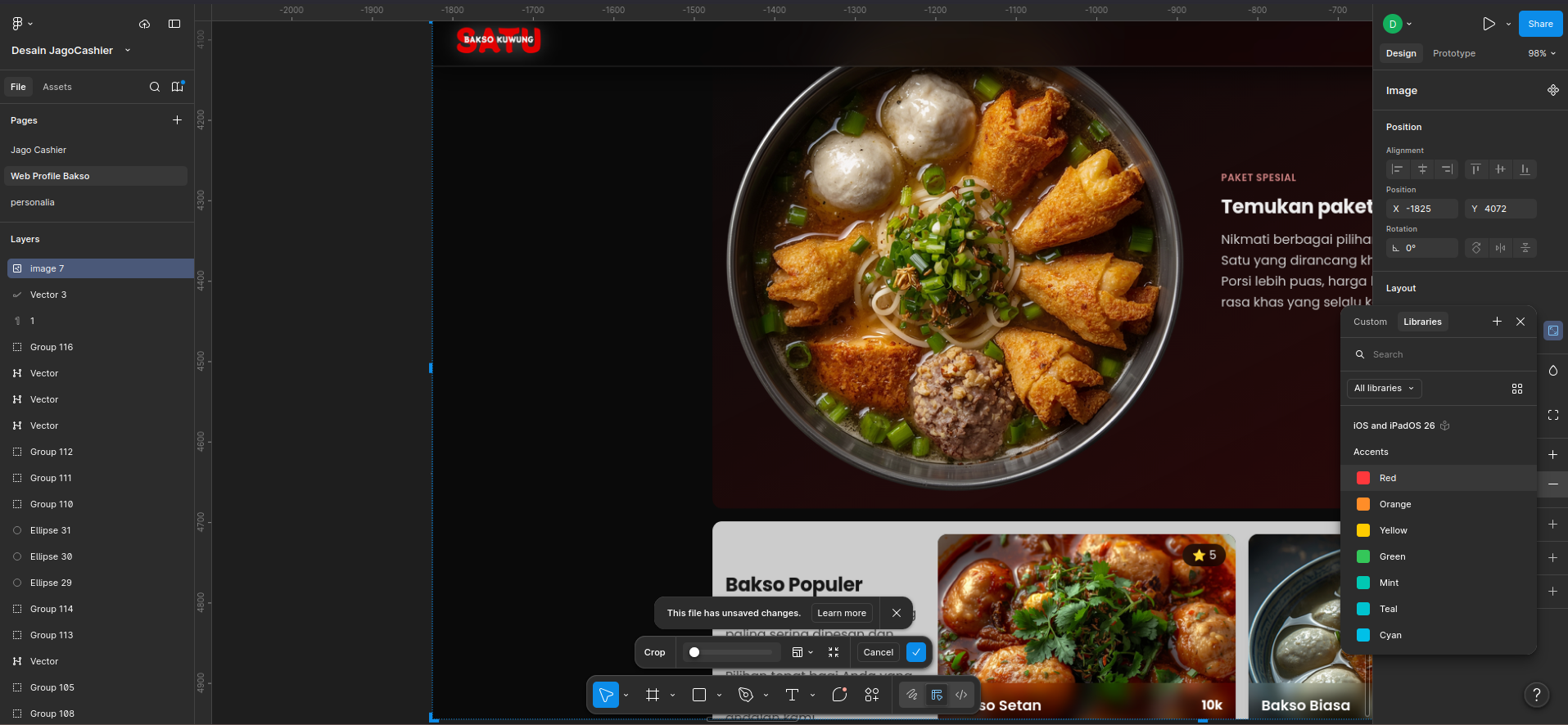 Mockup produk custom
